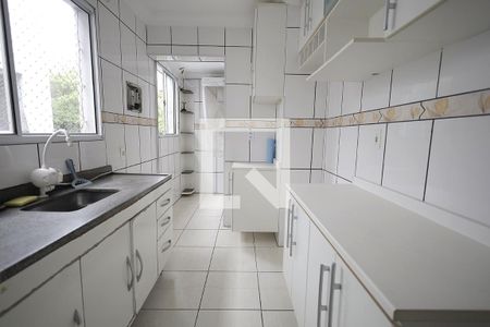 Cozinha de apartamento à venda com 2 quartos, 56m² em Parque Sao Vicente, Santo André