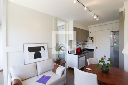 Sala/Cozinha/Área de Serviço de apartamento à venda com 1 quarto, 27m² em Santana, São Paulo