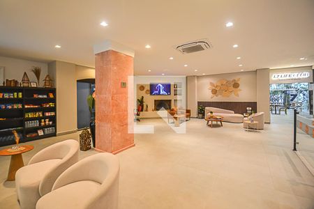 Hall de entrada de apartamento para alugar com 1 quarto, 33m² em Centro, São Bernardo do Campo