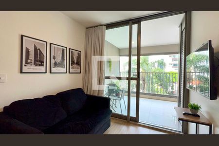 Sala de apartamento para alugar com 1 quarto, 44m² em Paraíso, São Paulo