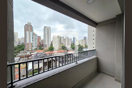 Varanda de kitnet/studio para alugar com 1 quarto, 25m² em Vila Olímpia, São Paulo