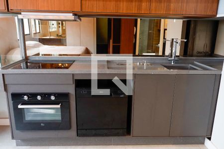 Cozinha de kitnet/studio à venda com 1 quarto, 26m² em Bonfim, Osasco