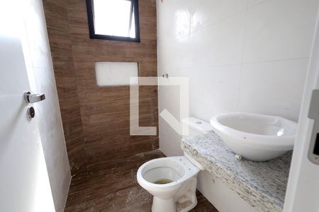 Banheiro 1 de apartamento à venda com 2 quartos, 96m² em Parque Novo Oratório, Santo André