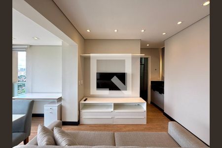 Sala de apartamento para alugar com 1 quarto, 38m² em Cidade Monções, São Paulo