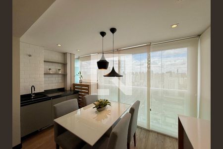 Sacada da Sala de apartamento para alugar com 1 quarto, 38m² em Cidade Monções, São Paulo