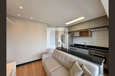 Sala de apartamento para alugar com 1 quarto, 38m² em Cidade Monções, São Paulo