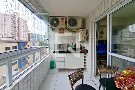 Sacada  de apartamento para alugar com 2 quartos, 84m² em Aviação, Praia Grande