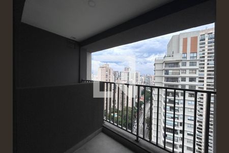 Varanda e área técnica de kitnet/studio à venda com 1 quarto, 30m² em Cidade Monções, São Paulo