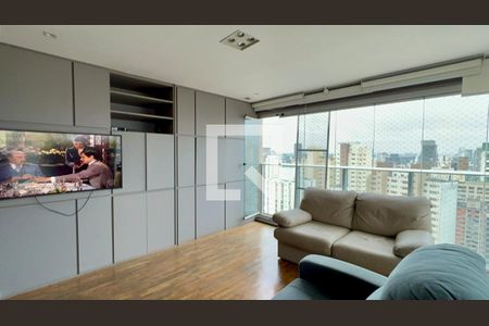 Sala de apartamento à venda com 1 quarto, 60m² em Pinheiros, São Paulo