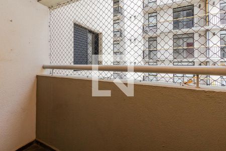 Varanda da Sala de apartamento para alugar com 1 quarto, 50m² em Santo Amaro, São Paulo
