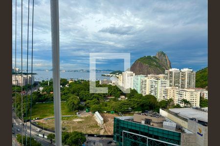 Sala - vista livre de apartamento à venda com 3 quartos, 94m² em Botafogo, Rio de Janeiro