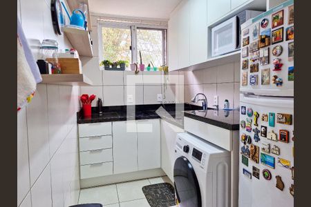 Cozinha e Área de Serviço de apartamento à venda com 1 quarto, 49m² em Praia de Belas, Porto Alegre