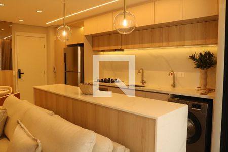 Sala e Cozinha Integrada de apartamento para alugar com 1 quarto, 41m² em Perdizes, São Paulo