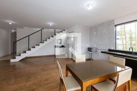 Sala de Jantar de kitnet/studio para alugar com 1 quarto, 80m² em Vale do Sol, Nova Lima