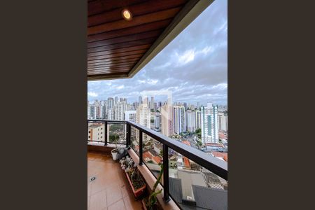 Varanda da Sala de apartamento para alugar com 3 quartos, 145m² em Vila Regente Feijó, São Paulo