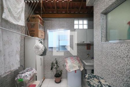 Área de Serviço de casa à venda com 3 quartos, 71m² em Santo Antônio, São Caetano do Sul