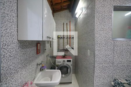 Área de Serviço de casa à venda com 3 quartos, 71m² em Santo Antônio, São Caetano do Sul