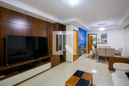 Sala de apartamento à venda com 3 quartos, 123m² em Vila Assunção, Santo André