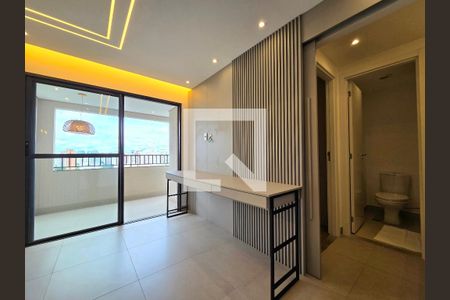 Sala/Cozinha de apartamento para alugar com 1 quarto, 32m² em Indianópolis, São Paulo