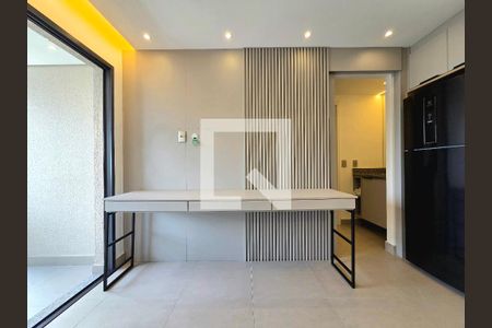 Sala/Cozinha de apartamento para alugar com 1 quarto, 32m² em Indianópolis, São Paulo