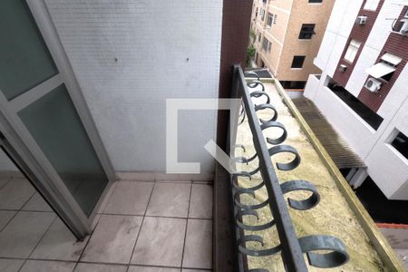 Varanda da Sala de apartamento para alugar com 2 quartos, 92m² em Embaré, Santos