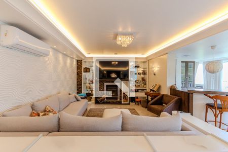 Sala de TV de apartamento à venda com 3 quartos, 230m² em Menino Deus, Porto Alegre