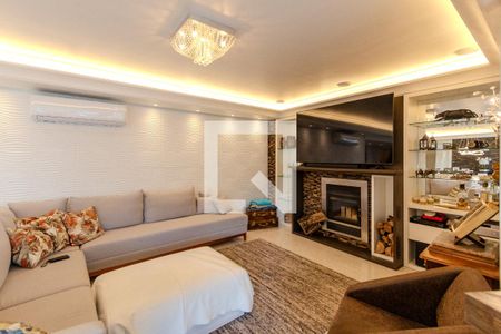 Sala de TV de apartamento à venda com 3 quartos, 230m² em Menino Deus, Porto Alegre