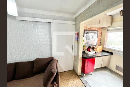 Sala/Cozinha Porta Fechada de apartamento à venda com 2 quartos, 49m² em Vila Bela Vista (zona Norte), São Paulo