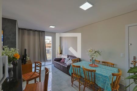Sala/cozinha de apartamento à venda com 2 quartos, 73m² em Sagrada Família, Belo Horizonte