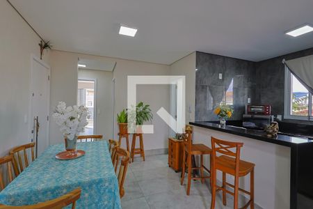 Sala/cozinha de apartamento à venda com 2 quartos, 73m² em Sagrada Família, Belo Horizonte