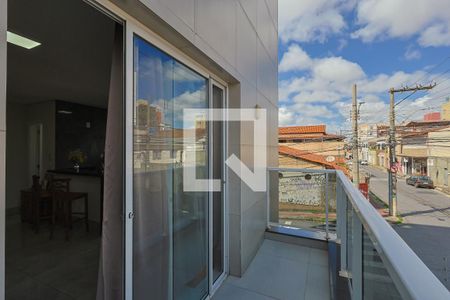 Varanda da Sala/cozinha de apartamento à venda com 2 quartos, 73m² em Sagrada Família, Belo Horizonte