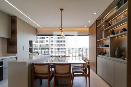 Sala de Jantar de apartamento à venda com 3 quartos, 67m² em Vila Anastácio, São Paulo