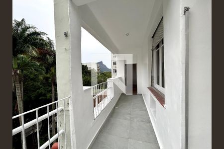 Varanda da sala de apartamento para alugar com 3 quartos, 130m² em Gávea, Rio de Janeiro