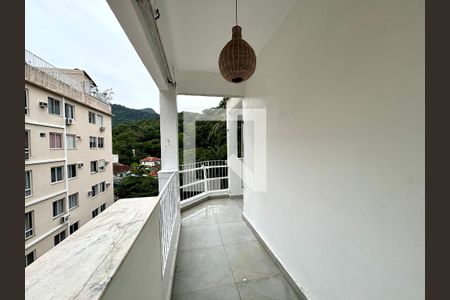 Varanda da sala de apartamento para alugar com 3 quartos, 130m² em Gávea, Rio de Janeiro