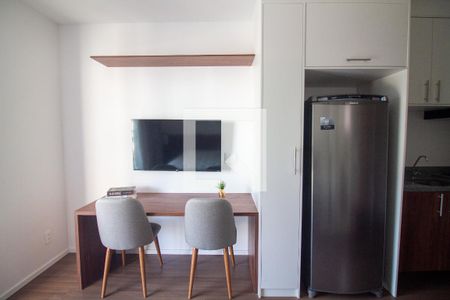 Sala / Quarto - Studio de kitnet/studio para alugar com 1 quarto, 25m² em Santo Amaro, São Paulo