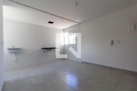 Sala, Cozinha e área de serviço de apartamento para alugar com 2 quartos, 46m² em Vila Ré, São Paulo