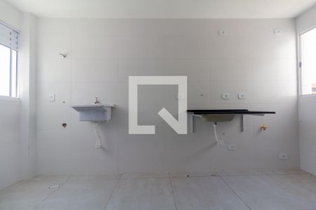 Sala, Cozinha e área de serviço de apartamento para alugar com 2 quartos, 46m² em Vila Ré, São Paulo