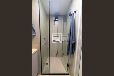 Banheiro da Suíte Detalhe de apartamento para alugar com 1 quarto, 35m² em Vila Clementino, São Paulo