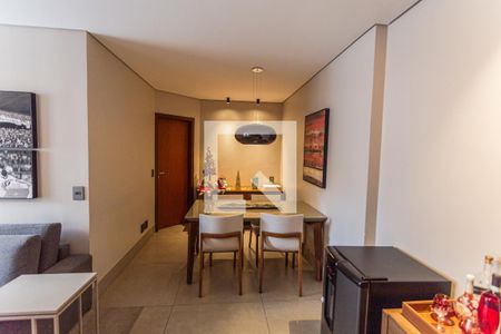Sala de apartamento à venda com 3 quartos, 93m² em Lourdes, Belo Horizonte