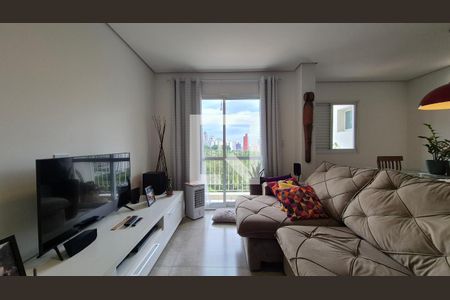 Sala  de apartamento à venda com 2 quartos, 67m² em Jardim, Santo André