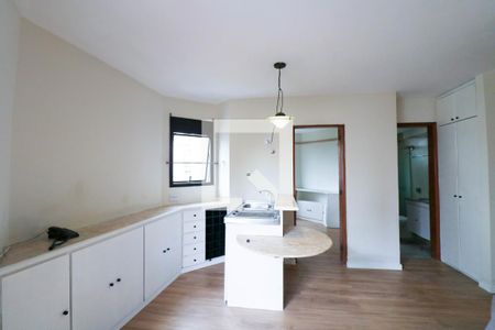 Sala / Cozinha de apartamento para alugar com 1 quarto, 36m² em Brooklin Novo, São Paulo