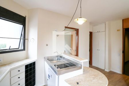 Sala / Cozinha de apartamento para alugar com 1 quarto, 36m² em Brooklin Novo, São Paulo