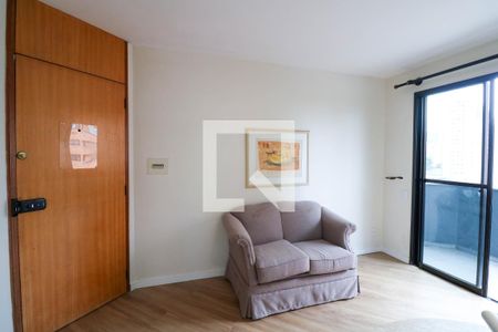 Sala / Cozinha de apartamento para alugar com 1 quarto, 36m² em Brooklin Novo, São Paulo
