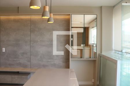 Sala e Cozinha Integrada de apartamento para alugar com 2 quartos, 74m² em Barra Funda, São Paulo