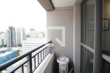 Varanda de apartamento para alugar com 1 quarto, 24m² em Vila Nova Conceição, São Paulo