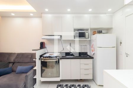 Sala/Cozinha de apartamento à venda com 2 quartos, 40m² em Vila Carmosina, São Paulo