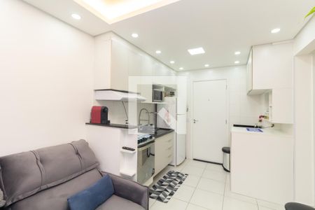 Sala/Cozinha de apartamento à venda com 2 quartos, 40m² em Vila Carmosina, São Paulo