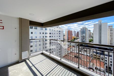 Varanda da Sala de kitnet/studio à venda com 1 quarto, 46m² em Ipiranga, São Paulo