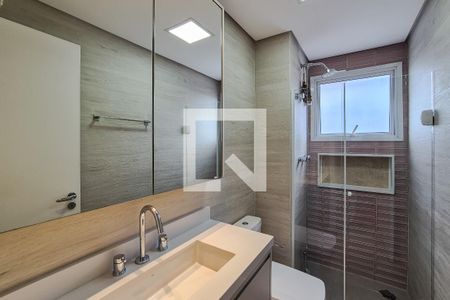 Banheiro da Suíte de apartamento à venda com 3 quartos, 62m² em Centro, São Bernardo do Campo