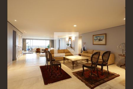 Sala de apartamento para alugar com 2 quartos, 380m² em Real Parque, São Paulo